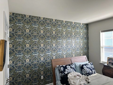 Wallpaper installation project in Chula Vista, CA