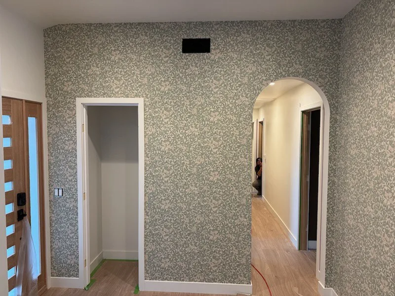 Wallpaper installation project in La Mesa, CA